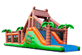 Unieke stormbaan in jungle thema met 7 spelelementen en kleurrijke objecten kopen voor kinderen. Bestel opblaasbare stormbanen nu online bij JB Inflatables Nederland