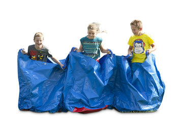 Unieke blauwe funzakken bestellen voor zowel oud als jong. Koop opblaasbare zeskamp artikelen online bij JB Inflatables Nederland