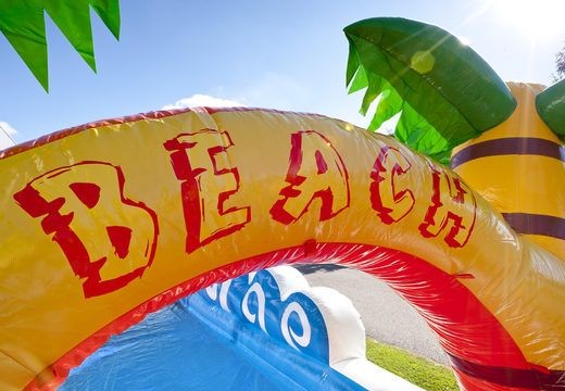 Kup swoją nadmuchiwaną 18-metrową zjeżdżalnię na brzuchu na plaży tematycznej dla dzieci online. Zamów nadmuchiwane zjeżdżalnie już teraz w JB Dmuchańce Polska