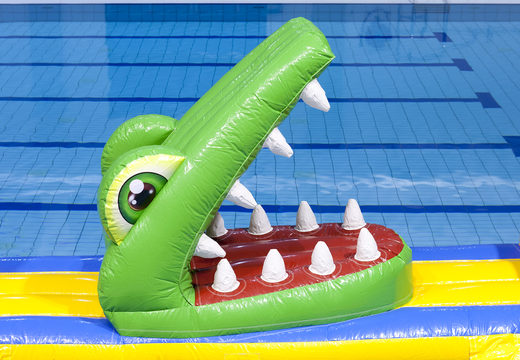 Na sprzedaż wodny tor przeszkód krokodyl na basen lub otwarte kąpielisko. Zamów tanie dmuchańce wodne od największego producenta w Europie JB Dmuchance