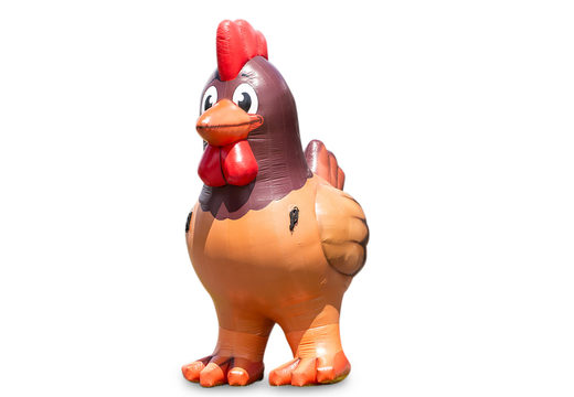 Na sprzedaż dmuchany 5 metrowy kurczak, szybki w rozkładaniu solidny dmuchaniec. Zamów online postać kurczaka z wytrzyamłego materiału od JB Dmuchance