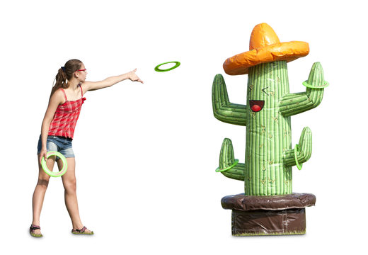  Do kupienia duży dmuchany kaktus z obręczami do rzucania i celowania. Zamów z dostawą wyjątkowe dmuchane gry dla dzieci i dorosłych z profesjonalnej firmy JB Dmuchance 