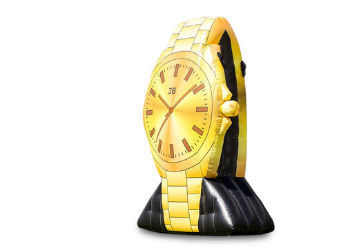 Zamów nadmuchiwany złoty zegarek o wysokości 4 metrów. Kup teraz dmuchane zamki online w JB Dmuchańce Polska