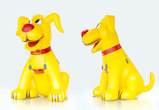 Kup niestandardowe żółte zwierzę maskotka. Zamów teraz pontony 3d online w JB Dmuchańce Polska