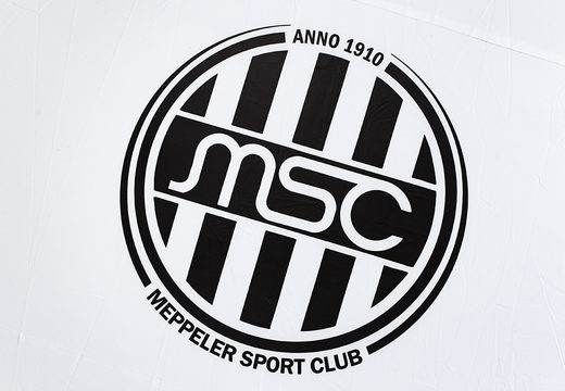 Duży nadmuchiwany MSC AMSLOD - Zamów reklamę piłkarską. Kup nadmuchiwane reklamy online w JB Dmuchańce Polska