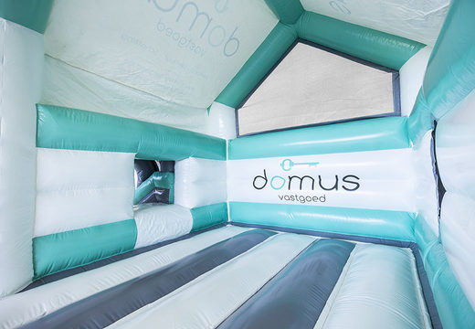 Kup promocyjny nadmuchiwany dom Domus Multifun ze zjeżdżalniami przez Internet w JB Dmuchańce Polska. Dostępne na dmuchane zamki na wymiar do skakania we wszystkich kształtach i rozmiarach
