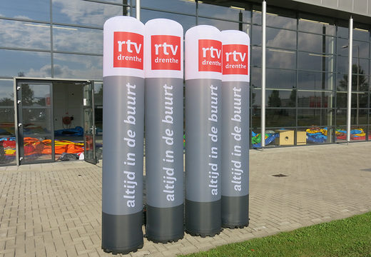 Kup nadmuchiwane słupy RTV Drenthe na zamówienie. Zamów nadmuchiwane słupki online w JB Dmuchańce Polska