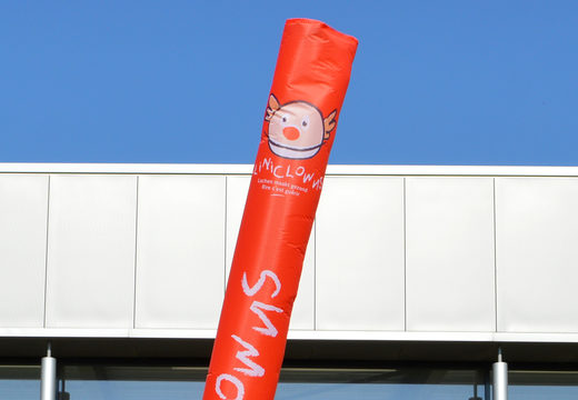 Zamów spersonalizowany skytube CliniClowns z logo i obrazem w JB Dmuchańce Polska. Zamów teraz darmowy dmuchańca reklamowego