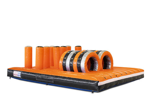Kup Inflatable 40 Piece Giga Tunnel Dodger Platform Modułowy tor szturmowy dla dzieci. Zamów nadmuchiwane tory przeszkód online już teraz w JB Dmuchańce Polska