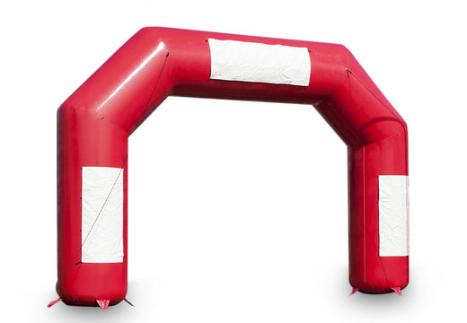 Nadmuchiwane spersonalizowany łuk start-meta czerwonym na sprzedaż w JB Dmuchańce Polska. Standardowe nadmuchiwane spersonalizowany Łuk reklamowy wyścigowe w różnych kolorach są idealne na każdą imprezę sportową