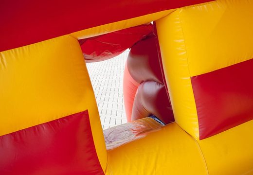 Kup wielofunkcyjny dmuchany zamek midi z dachem dla dzieci do użytku komercyjnego w motywie cyrkowym w JB Dmuchańce Polska