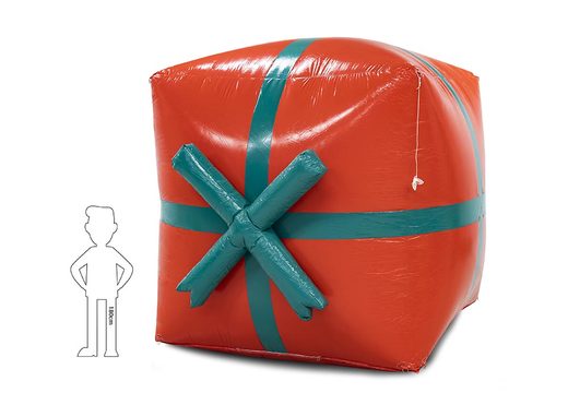  Do kupienia duży 3,5 metrowy dmuchany czerwony prezent z kokardą ozdoba świąteczna do ustawienia na zewnątrz. Zamów online z bezpośrednią dostawą wytrzymałe dmuchańce świąteczne od sprawdzonego producenta JB Dmuchance