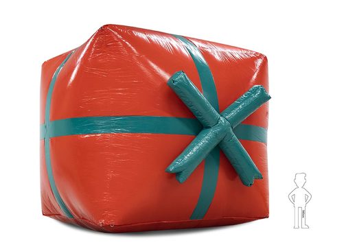 Do kupienia duży 7 metrowy dmuchany czerwony prezent z kokardą ozdoba świąteczna do ustawienia na zewnątrz. Zamów online z bezpośrednią dostawą wytrzymałe dmuchańce świąteczne od sprawdzonego producenta JB Dmuchance