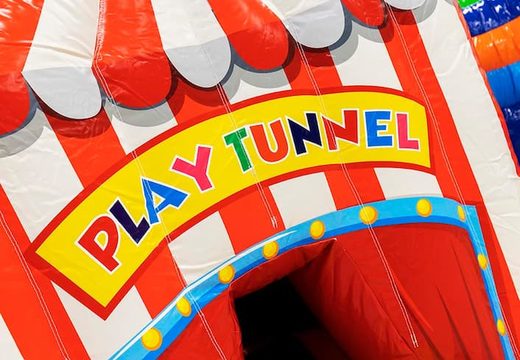 Kup i zabawny dmuchany zamek w cyrkowym tunelu dla dzieci. Zamów dmuchane zamki online w JB Dmuchańce Polska