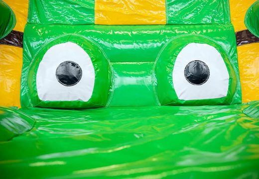 Kup dmuchany zamek krokodyl w unikalnym designie z dwoma wejściami, zjeżdżalnią w środku i obiektami 3D dla dzieci. Zamów dmuchane zamki online w JB Dmuchańce Polska