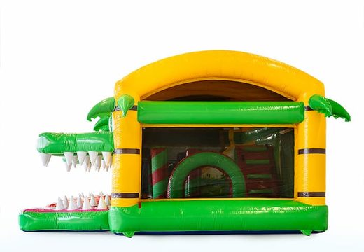 Nadmuchiwany dmuchany zamek z motywem krokodyla ze zjeżdżalnią i kup przedmioty 3D dla dzieci. Zamów dmuchane zamki online w JB Dmuchańce Polska