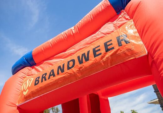 Opblaasbaar open bubble boarding park springkasteel met schuim te koop in thema brandweer voor kids