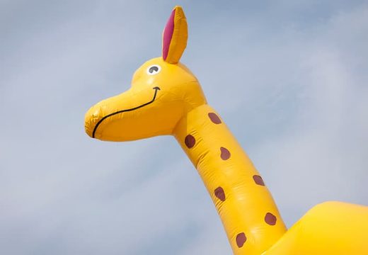 Duży nadmuchiwany dmuchany zamek z dachem w stylu żyrafy do kupienia dla dzieci. Zamów dmuchane zamki online w JB Dmuchańce Polska