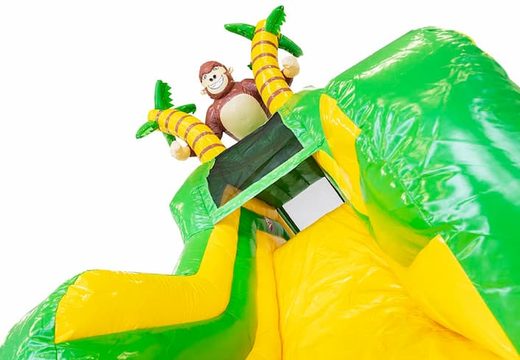 Kup nadmuchiwany bramkarz dla wielu graczy w motywie dżungli, zawierający obiekt 3D przedstawiający goryla z lub bez wanny dla dzieci w JB Dmuchańce Polska. Zamów leżaczki online w JB Dmuchańce Polska