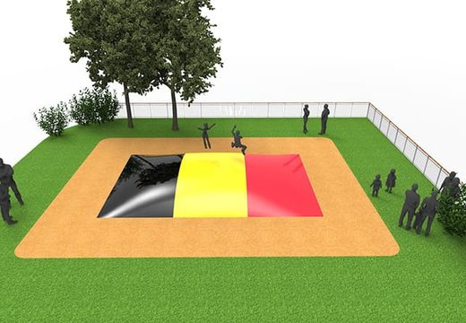 Zamów nadmuchiwaną górę powietrzną w motywie belgijskiej flagi dla dzieci. Kup nadmuchiwane góry powietrzne już teraz online w JB Dmuchańce Polska