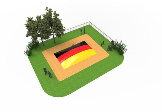 Dmuchana Góra Powietrzna w motywie niemieckiej flagi dla dzieci. Kup nadmuchiwane góry powietrzne już teraz online w JB Dmuchańce Polska