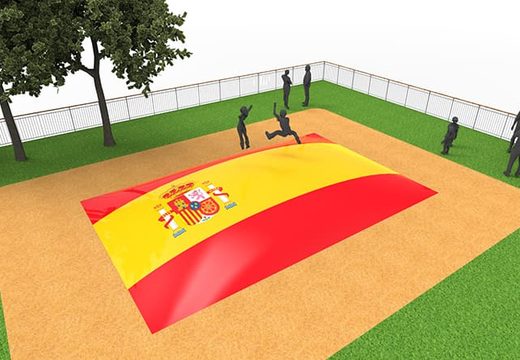 Kup nadmuchiwaną górę powietrzną pod hiszpańską flagą dla dzieci. Zamów nadmuchiwane góry powietrzne już teraz online w JB Dmuchańce Polska