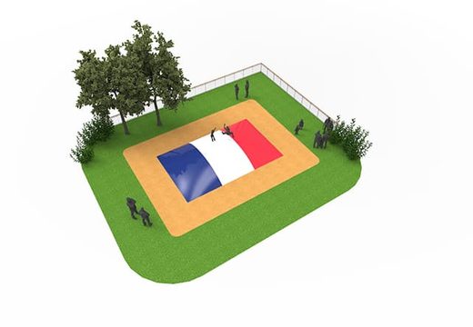 Zamów nadmuchiwaną górę powietrzną w motywie francuskiej flagi dla dzieci. Kup nadmuchiwane góry powietrzne już teraz online w JB Dmuchańce Polska