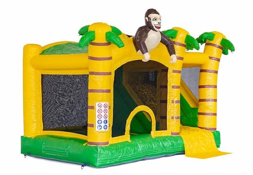 Na sprzedaż nadmuchiwany dmuchany plac zabaw Jumpy Happy Splash z basenem wodnym i z motywem dżungli dla dzieci.Kup najlepsze trwałe dmuchane place zabaw w JB Dmuchance