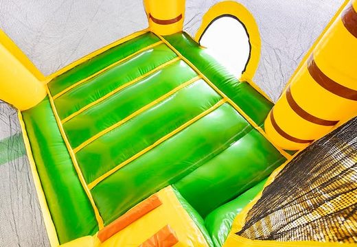 Opblaasbaar Multi Splash Bounce Krokodil springkasteel met waterbad te koop in thema krokodil croco voor kids bij JB Inflatables