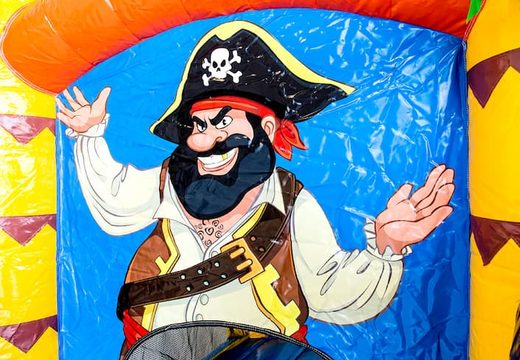 Kup dmuchany zamek Jumpy Happy Pirate ze zjeżdżalnią dla dzieci. Zamów nadmuchiwane dmuchane zamki online w JB Dmuchańce Polska