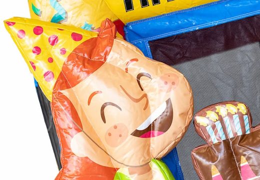 Kup mini dmuchany zamek z wieloma zabawami w motywie imprezowym ze zjeżdżalnią dla dzieci. Zamów nadmuchiwane dmuchane zamki online w JB Dmuchańce Polska