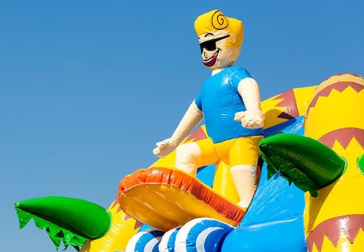 Kup wielofunkcyjny, super plażowy zamek do skakania ze zjeżdżalnią dla dzieci. Kup dmuchane zamki online w JB Dmuchańce Polska
