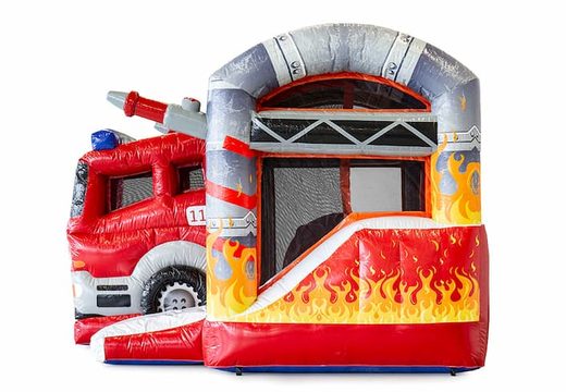 Zamów mini dmuchany zamek strażacki ze zjeżdżalnią dla dzieci. Kup dmuchane zamki do skakania online w JB Dmuchańce Polska