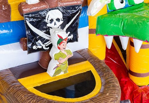 Kup mini nadmuchiwany wielofunkcyjny dmuchany zamek w stylu pirackim ze zjeżdżalnią dla dzieci. Zamów nadmuchiwane dmuchane zamki online w JB Dmuchańce Polska