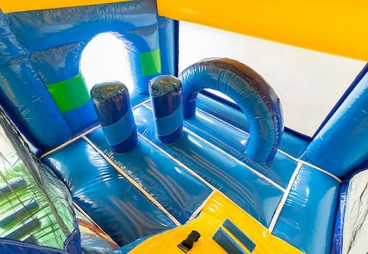 Zamów średni dmuchany leżaczek multiplay w motywie podmorskiego świata ze zjeżdżalnią dla dzieci. Kup nadmuchiwane leżaczki online w JB Dmuchańce Polska