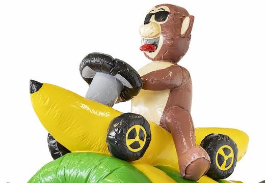 Banana Monkey Theme Nadmuchiwany Nadmuchiwany Ze Zjeżdżalnią Na Sprzedaż Dla Dzieci
