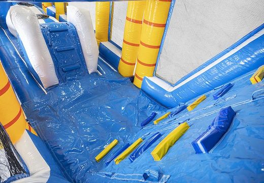 Surfuj nadmuchiwany 19-metrowy tor przeszkód z odpowiednimi obiektami 3D dla dzieci. Kup nadmuchiwane tory przeszkód online już teraz w JB Dmuchańce Polska