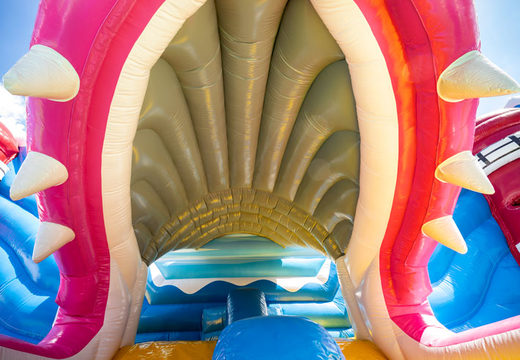 15-metrowy nadmuchiwany park zabaw dla dzieci o tematyce morskiej
