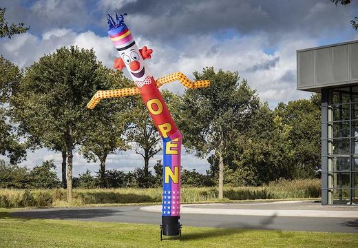 Zamów teraz nadmuchiwanego klauna skydancer o wysokości 6 m online w JB Dmuchańce Polska. Szybka dostawa wszystkich standardowych skytube.