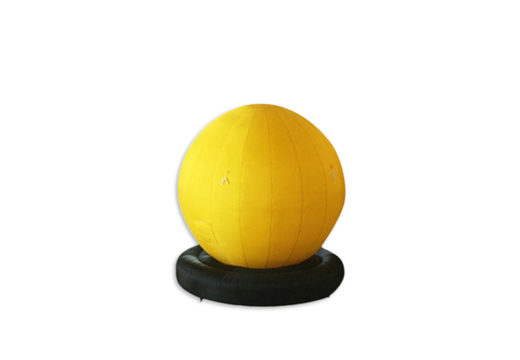 Nadmuchiwany duży balon w kolorze żółtym do użycia do napełniania balonu
