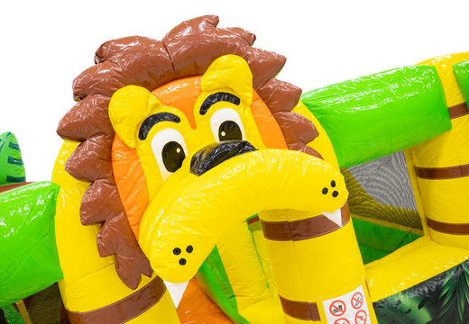 Kup kolorowy dmuchany park w motywie Lion dla dzieci. Zamów pontony online w JB Dmuchańce Polska