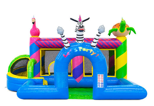 Zamów nadmuchiwany dmuchany zamek w motywie Party dla dzieci. Kup pontony online w JB Dmuchańce Polska