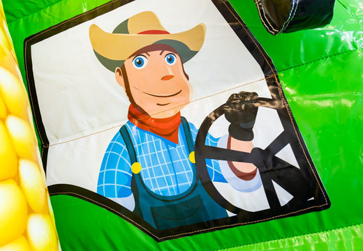 Zamów nadmuchiwany dmuchany zamek Slide Combo w motywie traktorka w JB Inflatables. Kup nadmuchiwane bramkarze w JB Dmuchańce Polska
