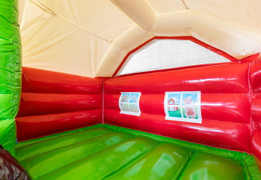 Zamów nadmuchiwaną poduszkę powietrzną Slide Combo z motywem Traktora dla dzieci. Kup nadmuchiwane poduszki powietrzne w JB Dmuchańce Polska