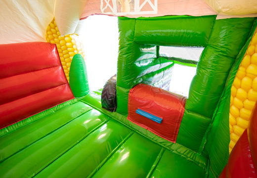 Kup poduszkę powietrzną Slide Combo Tractor dla swoich dzieci. Zamów nadmuchiwane bramkarze online już teraz w JB Dmuchańce Polska