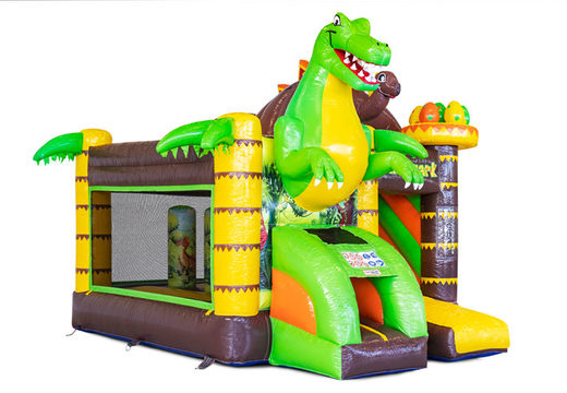 Nadmuchiwany dmuchany zamek Mini Multiplay w motywie Dino na sprzedaż w JB Inflatables. Zamów nadmuchiwane bramkarze w JB Dmuchańce Polska
