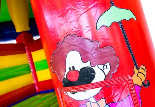 Kup super dmuchany zamek kryty w motywie karuzeli cyrkowej dla dzieci. Kup dmuchany zamek online w JB Inflatables Holandia