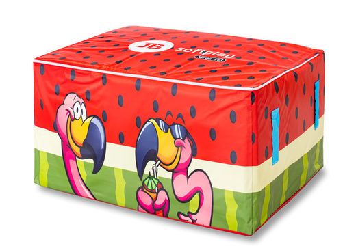 Pudełko do przechowywania zestawu Softplay w motywie Flamingo Hawaii na sprzedaż w JB