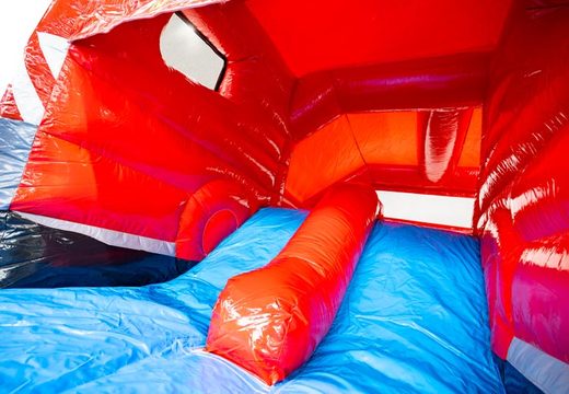 Kup niebieską i czerwoną zjeżdżalnię z dmuchanego zamku Slide Combo z podwójnym zjeżdżalnią w JB